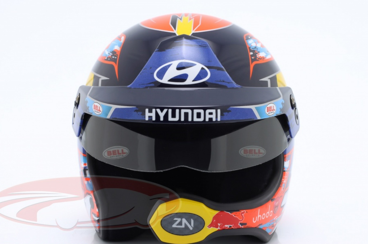 1/2 Bell Thierry Neuville #11 Hyundai Motorsport WRC Helmet Model