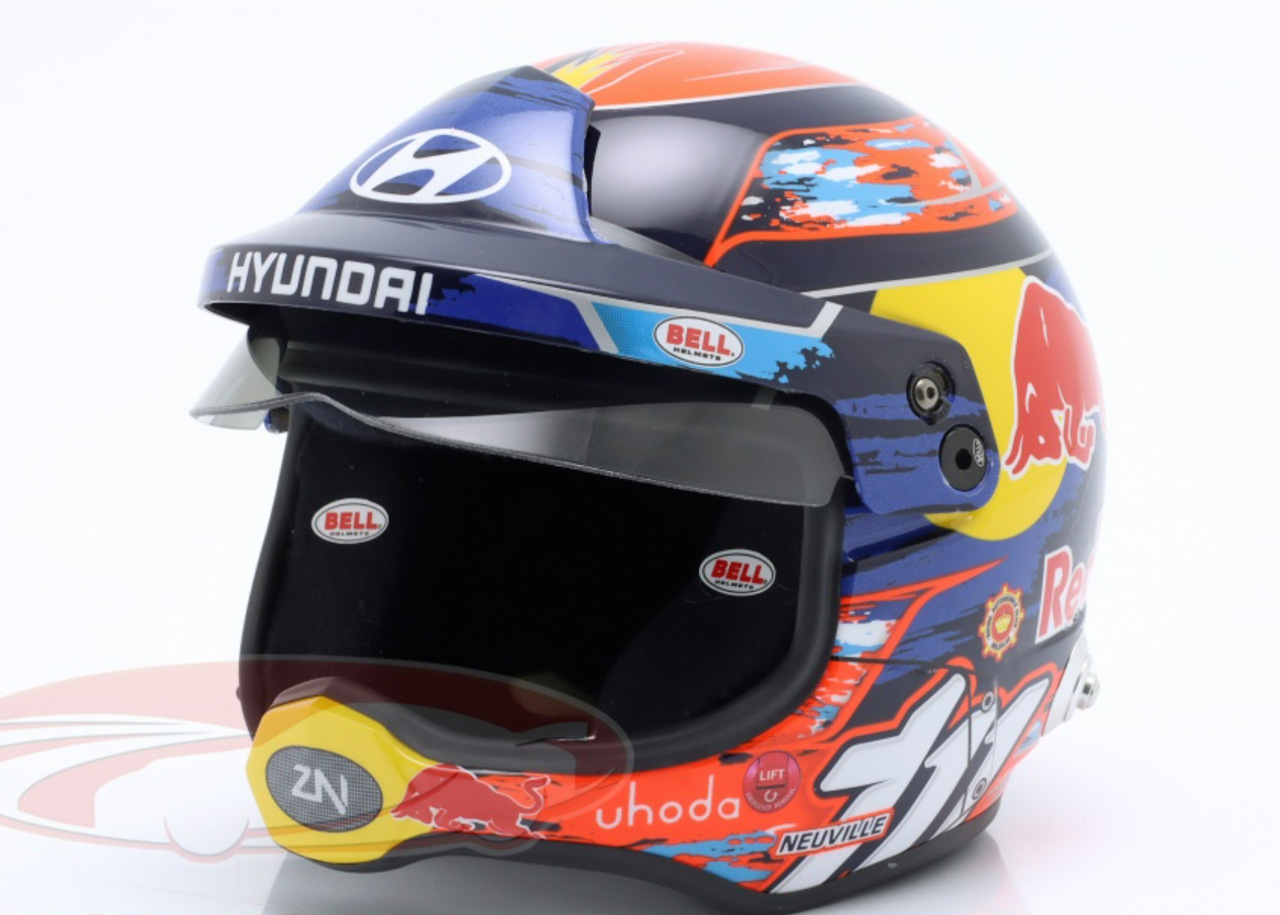 1/2 Bell Thierry Neuville #11 Hyundai Motorsport WRC Helmet Model