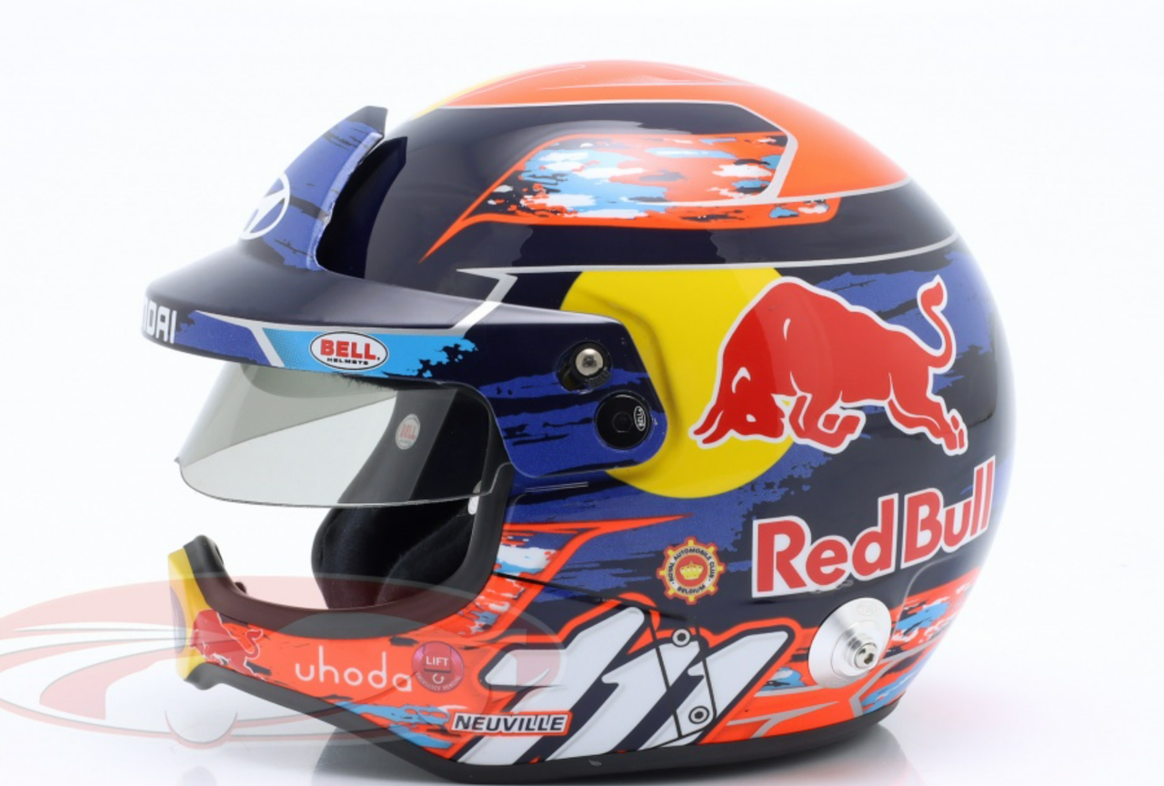 1/2 Bell Thierry Neuville #11 Hyundai Motorsport WRC Helmet Model