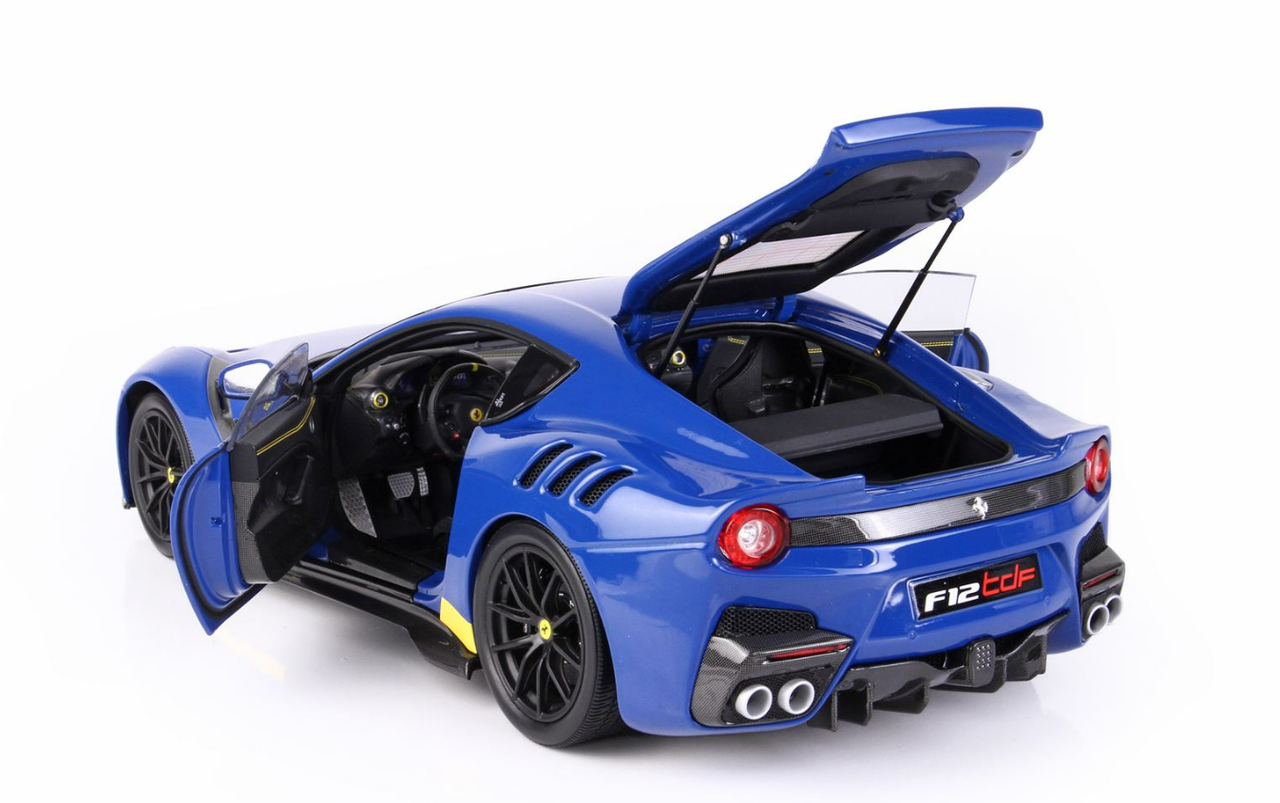1/18 BBR Ferrari F12 TDF (Blue Dino) Diecast Car Model