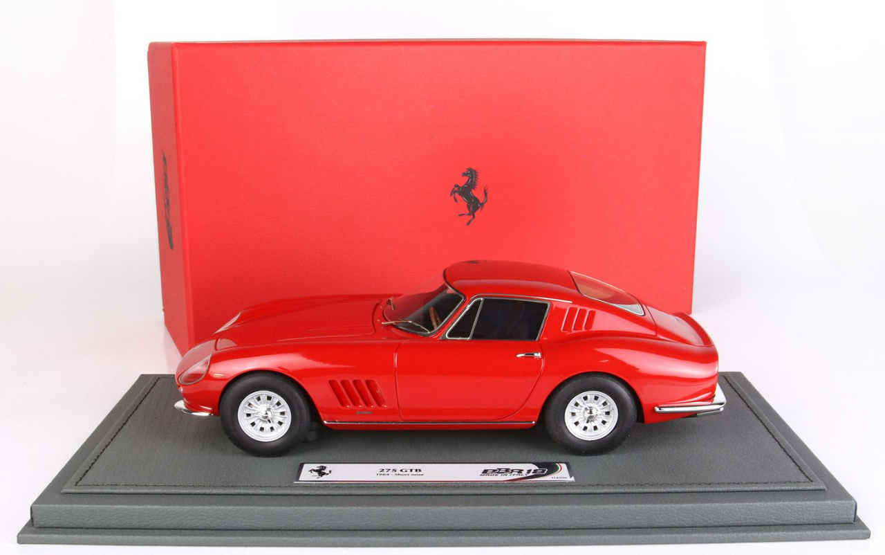 1/18 BBR 1964 Ferrari 275 GTB Short Nose (Red) Resin Car Model Limited 200 Pieces