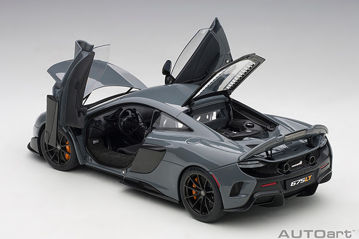1/18 AUTOart McLaren 675LT (Chicane Grey) Car Model - LIVECARMODEL.com