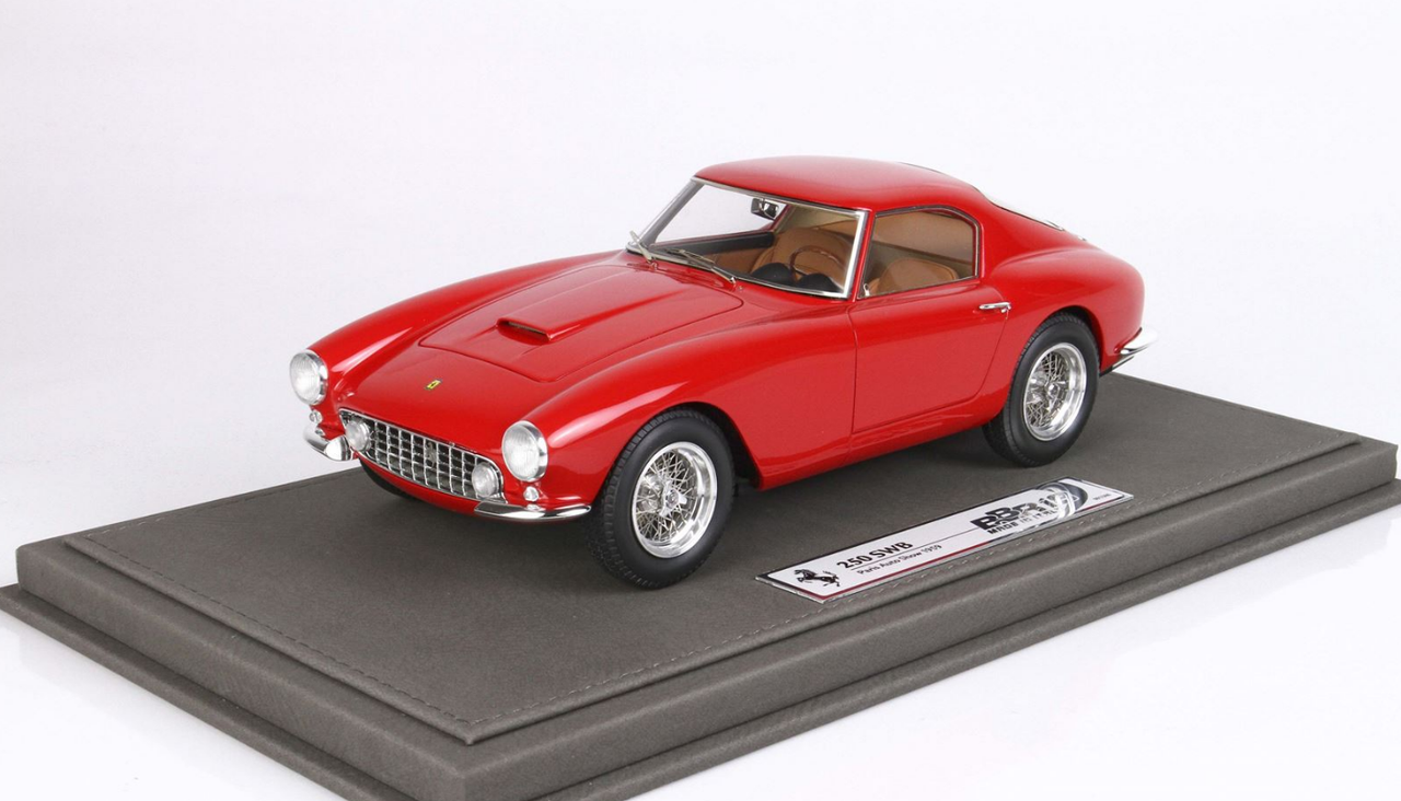 1/18 BBR Ferrari 250 GT Berlinetta Short Wheelbase (Red) Resin Car Model Limited 500 Pieces