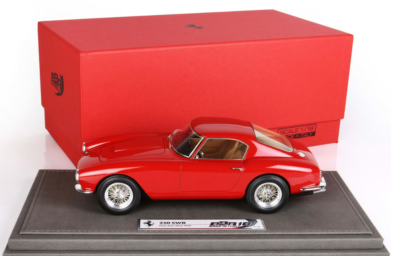 1/18 BBR Ferrari 250 GT Berlinetta Short Wheelbase (Red) Resin Car Model Limited 500 Pieces