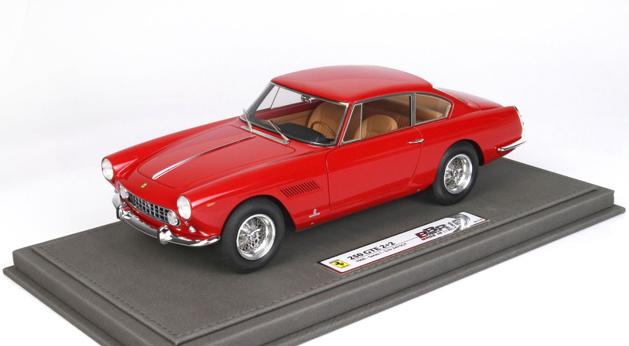 1/18 BBR 1960 Ferrari GTE 2+2 I Series (Red) Resin Car Model Limited 136 Pieces