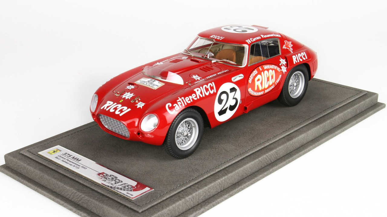Ferrari - 340 Mexico Panamericana 1953 - Modèle Presse - 1/43 - Autos Ferrari - 340 Mexico Panamericana 1953 - Modèle Presse - 1/43 - Autos