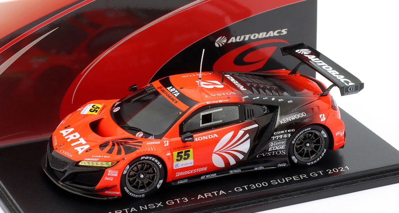 Spark 1⁄43 Honda NSX-GT Track Test 限定品 スパーク Honda NSX-GT