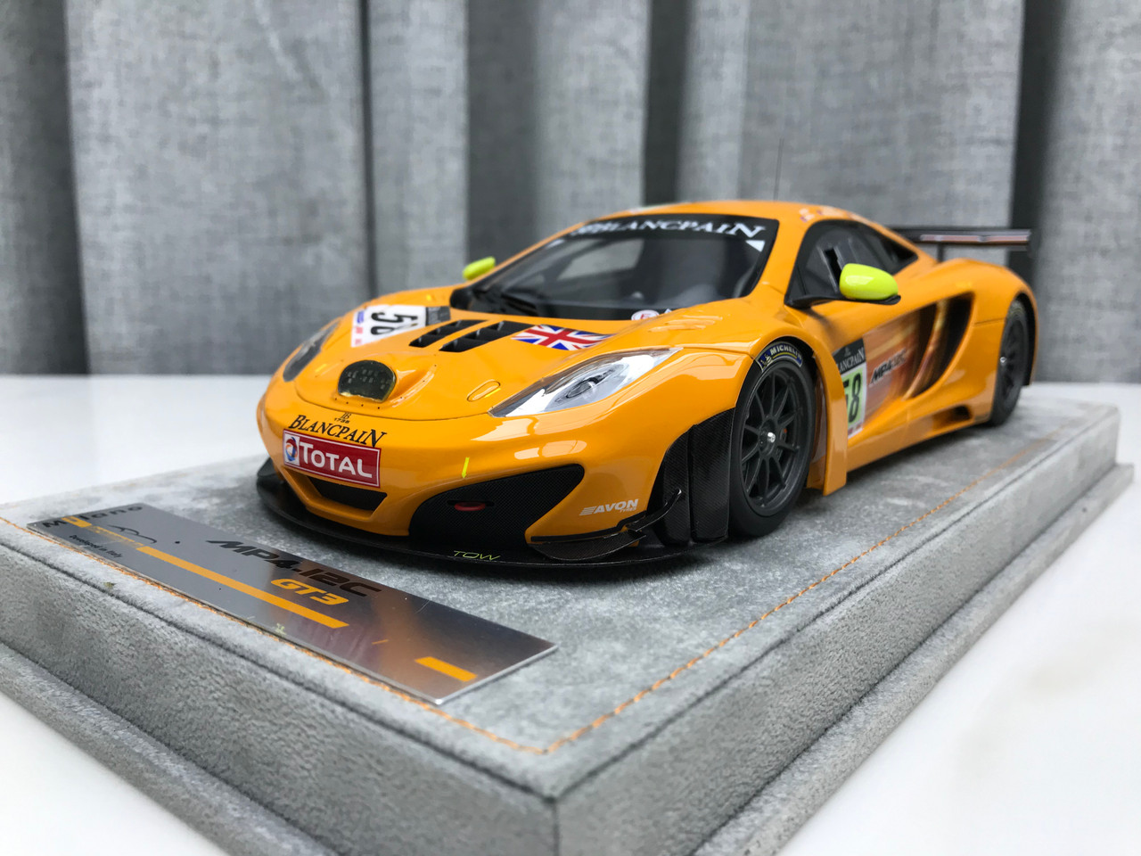 1/18 Tecnomodel McLaren MP4-12C GT3 #58 (Orange) Resin Car Model