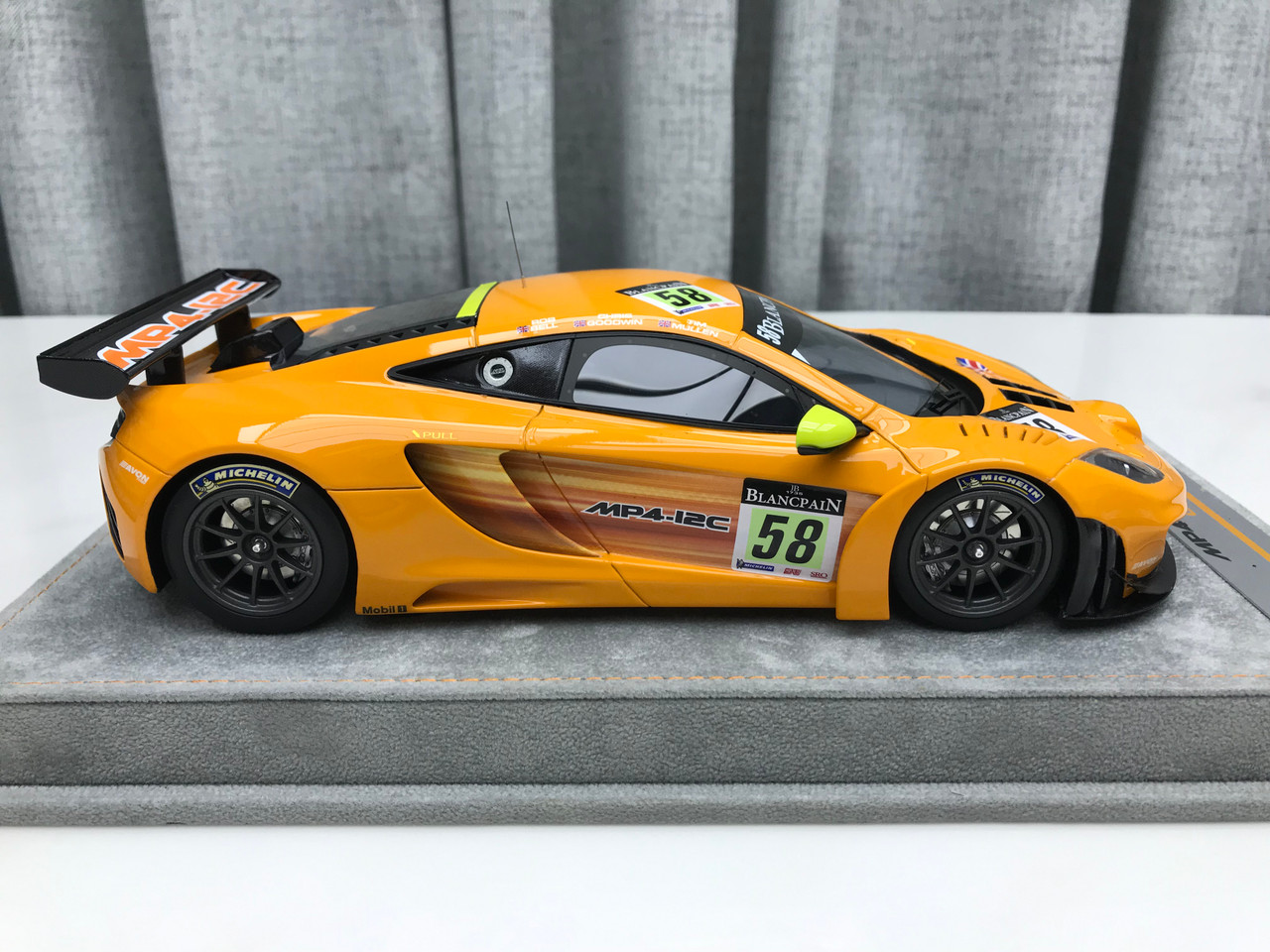 1/18 Tecnomodel McLaren MP4-12C GT3 #58 (Orange) Resin Car Model