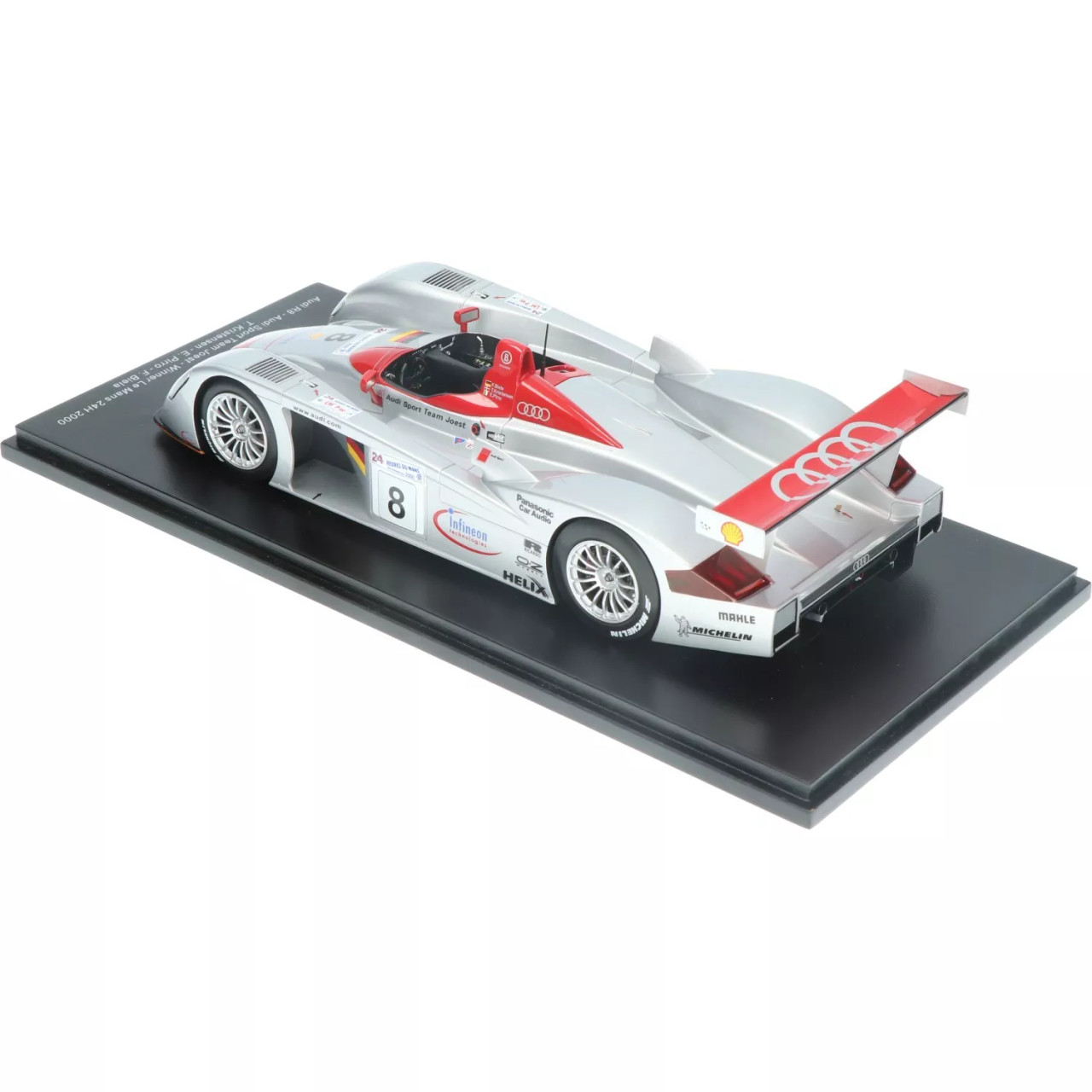 1/18 Spark 2000 Audi R8 No.8 Winner 24H Le Mans T. Kristensen - E