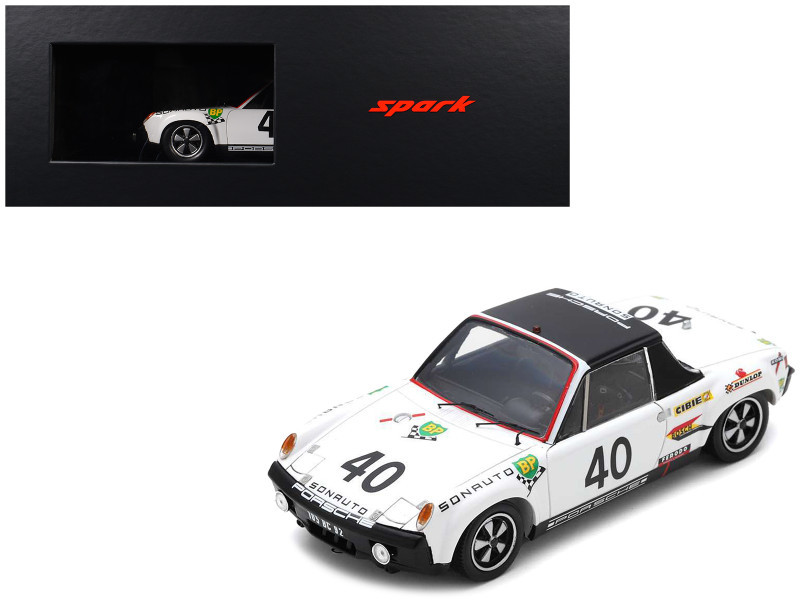 1/18 Spark 1970 Porsche 914/6 No.40 6th 24H Le Mans G. Chasseuil