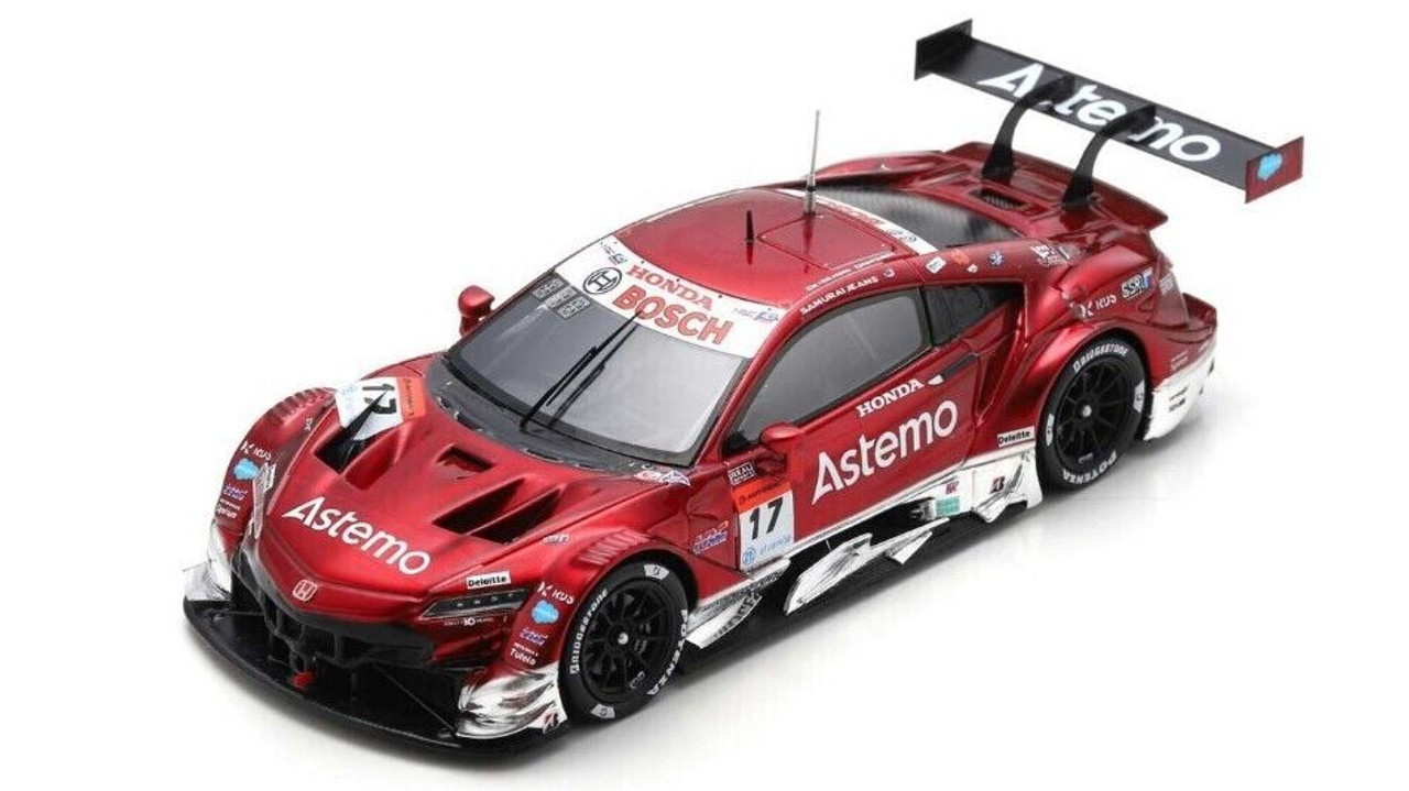 1/43 Spark 2022 Astemo NSX-GT No.17 Astemo REAL RACING GT500 SUPER GT  Koudai Tsukakoshi - Nobuharu Matsushita Car Model