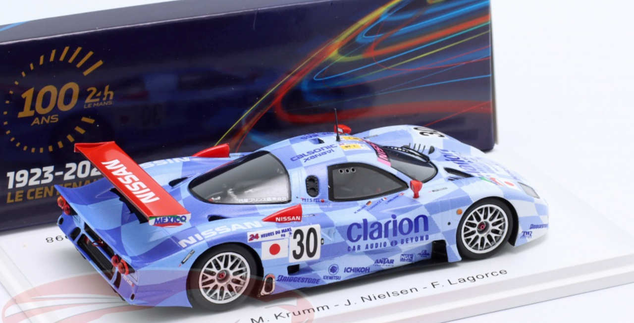 Spark 1/43 Nissan R390 GT1 N°30 Le Mans 1998 Résine Miniature Neuve