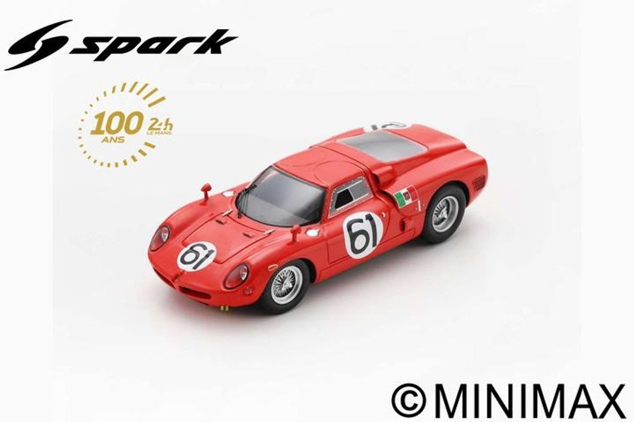 1/43 Spark 1966 Serenissima Coupe No.61 Test Day Le Mans Serenissima Coupe No.61 Test Day Le Mans Car Model