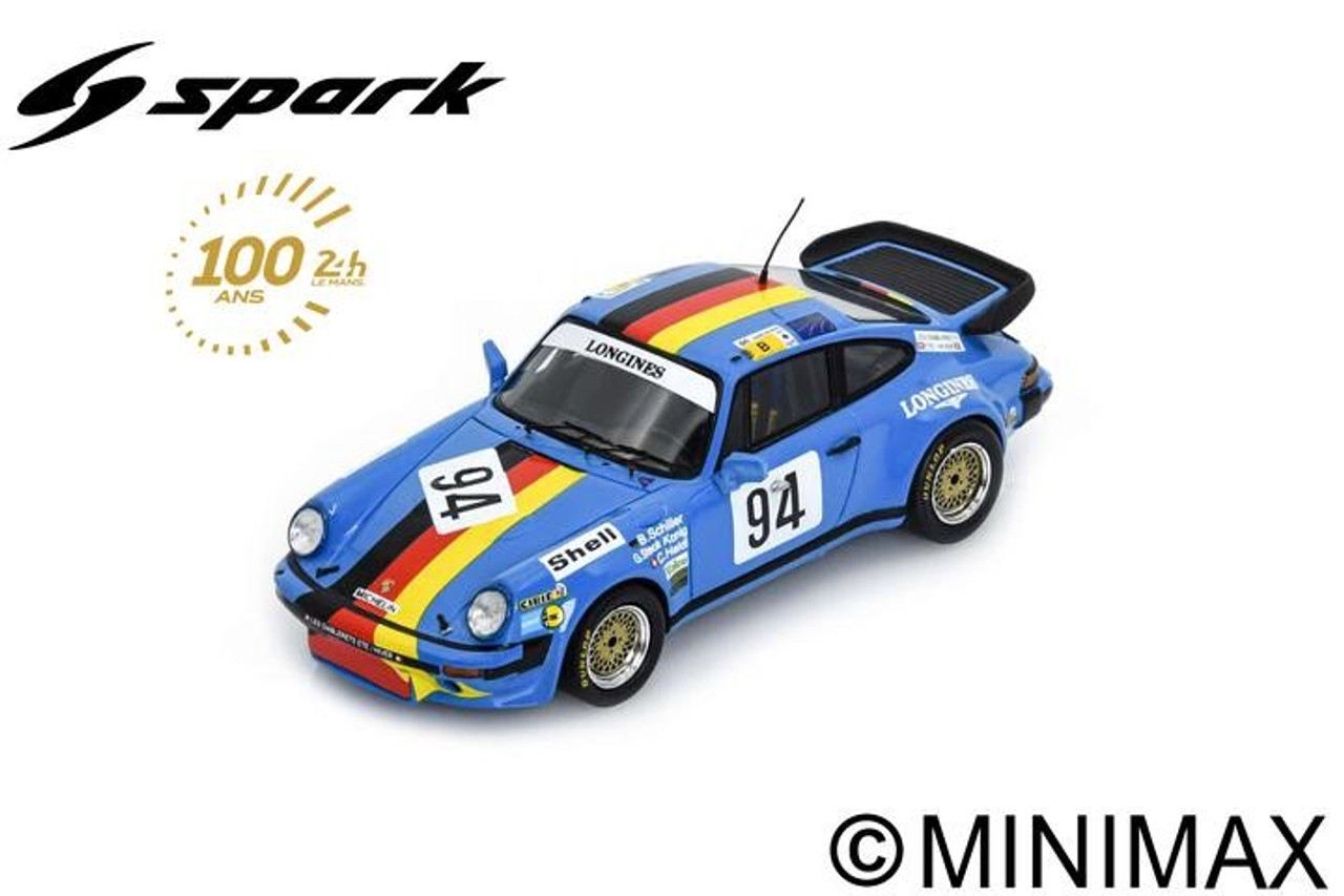 1/43 Spark 1983 Porsche 930 No.94 24H Le Mans C. Haldi - G. Steckkönig -B. Schiller Car Model