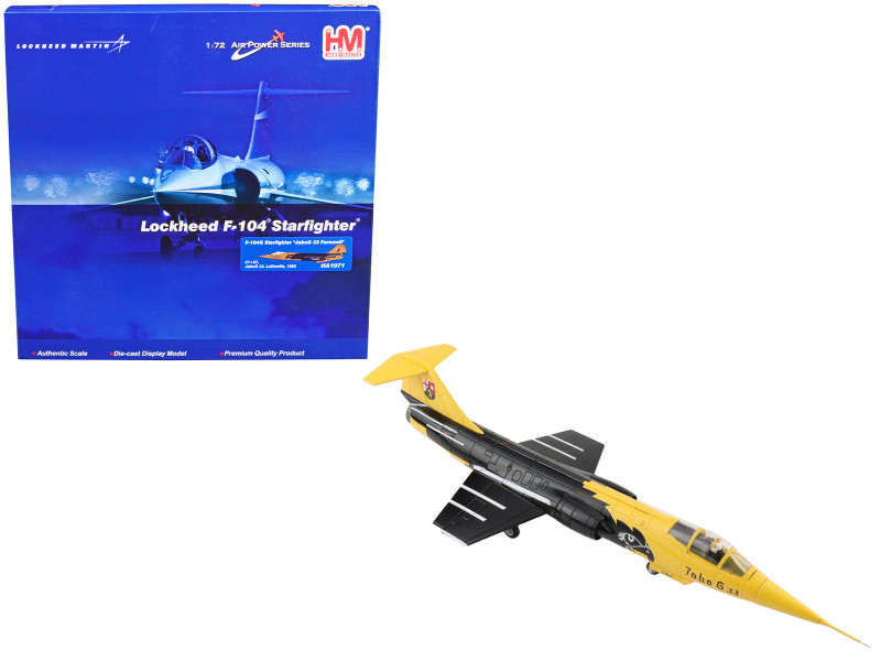 Lockheed F-104G Starfighter Jabog 33 Farwell 22 67 1:72 Die Cast Hobby