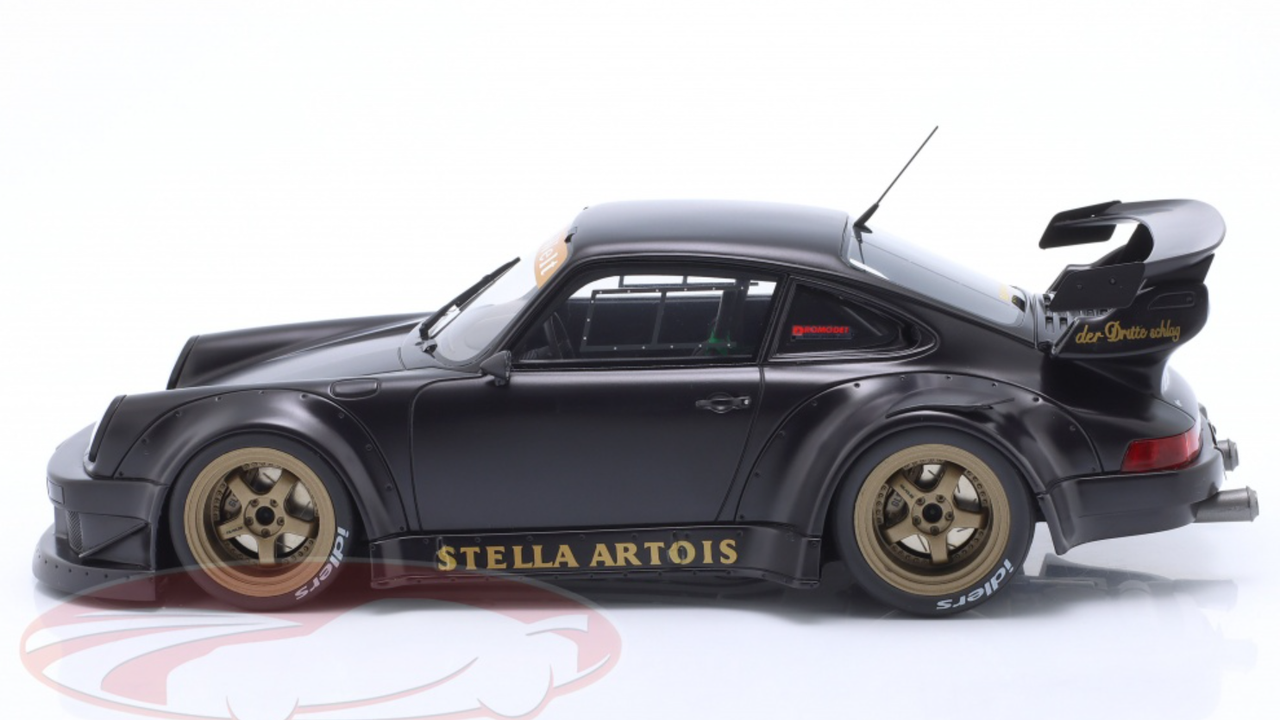 1/18 GT Spirit Porsche 911 964 RWB Stella 2008 (Satin Black) Resin Car Model