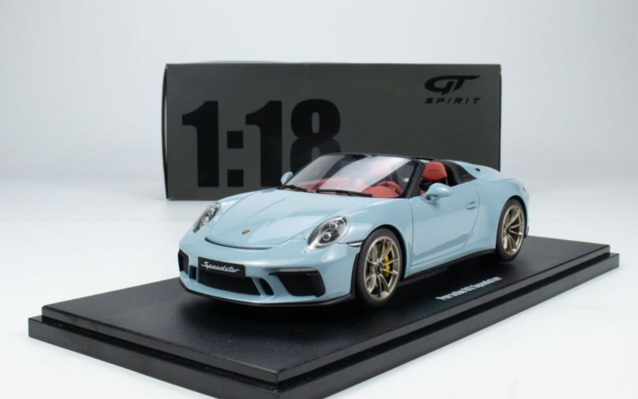 1/18 GT Spirit 2019 Porsche 911 (991.2) Speedster (Neissen Blue) Resin Car Model