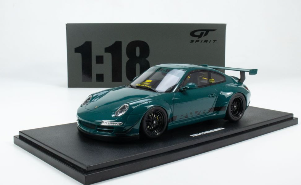 【GT SPIRIT】 1/18 RWB Syunkashuto 2021 1/18 GT Spirit 2021 Porsche 911 RWB Syunkashuto (Green Hell