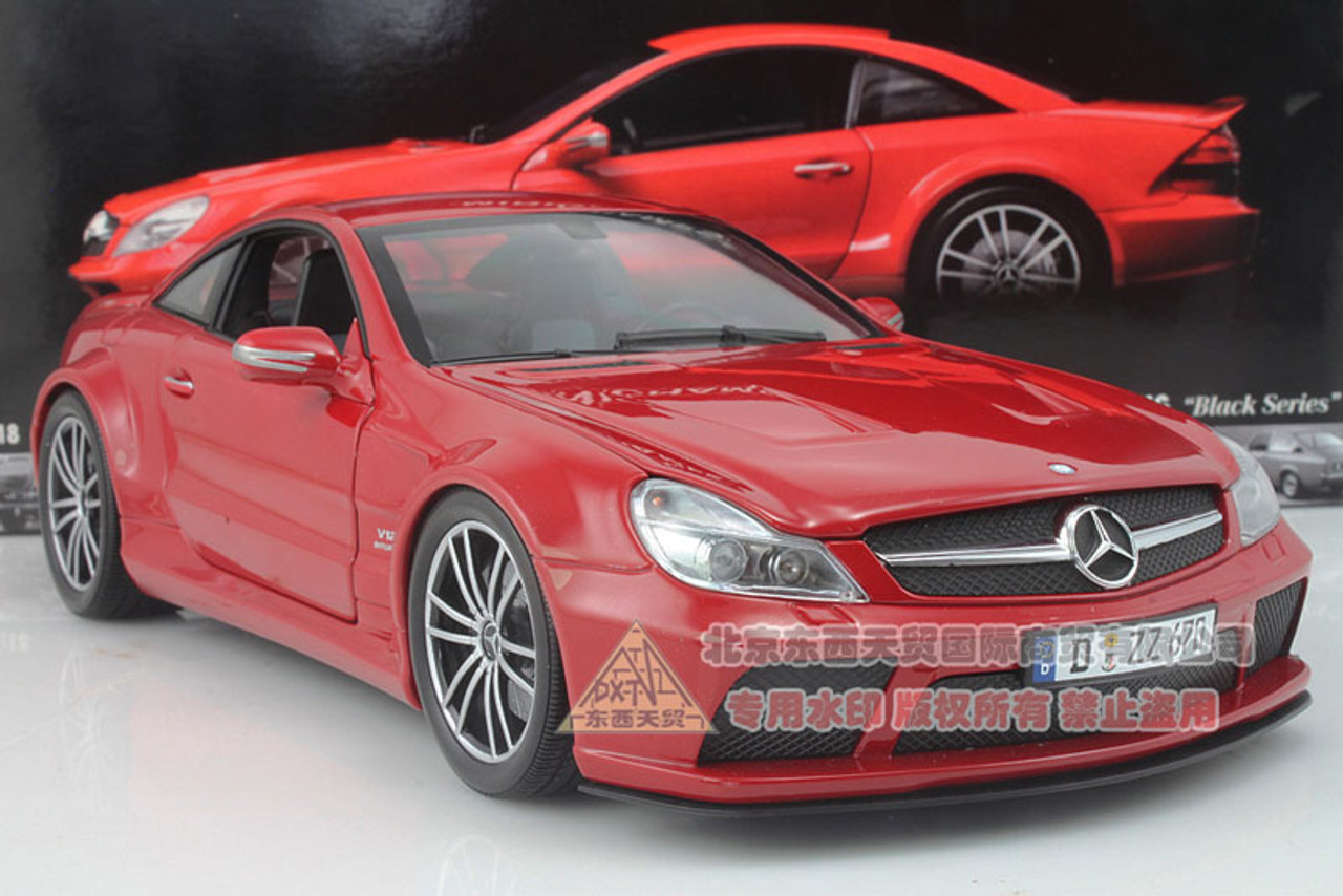 1/18 Minichamps 2009 Mercedes-Benz SL65 AMG (Red) Diecast Car