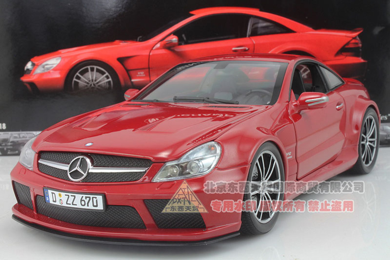 1/18 Minichamps 2009 Mercedes-Benz SL65 AMG (Red) Diecast Car Model