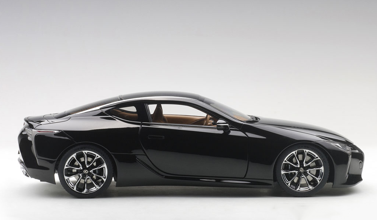 1/18 AUTOart Lexus LC LC500 (Black with Brown Interior) Car Model