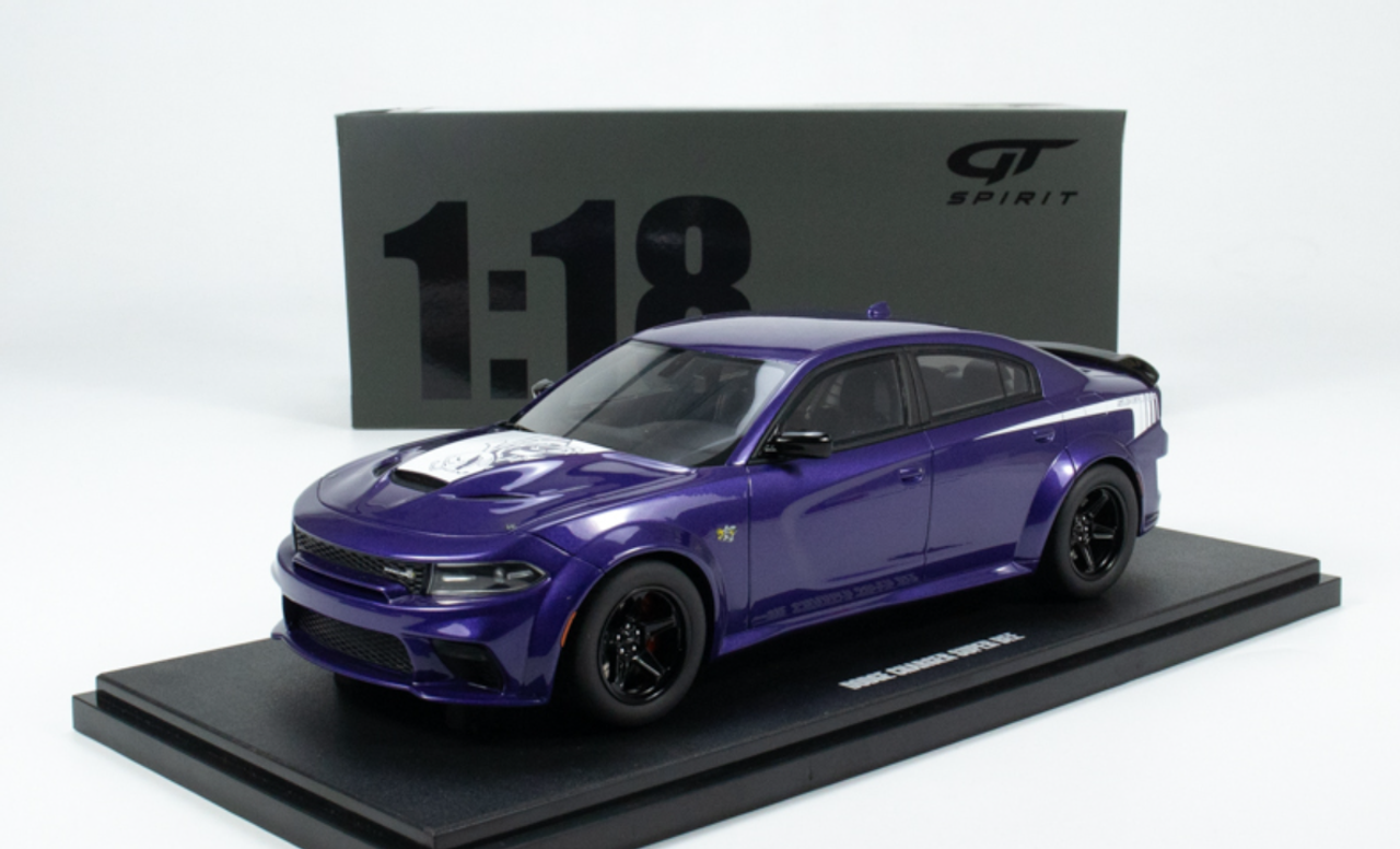 1/18 GT Spirit 2023 Dodge Charger Super Bee (Plum Crazy) Resin Car Model