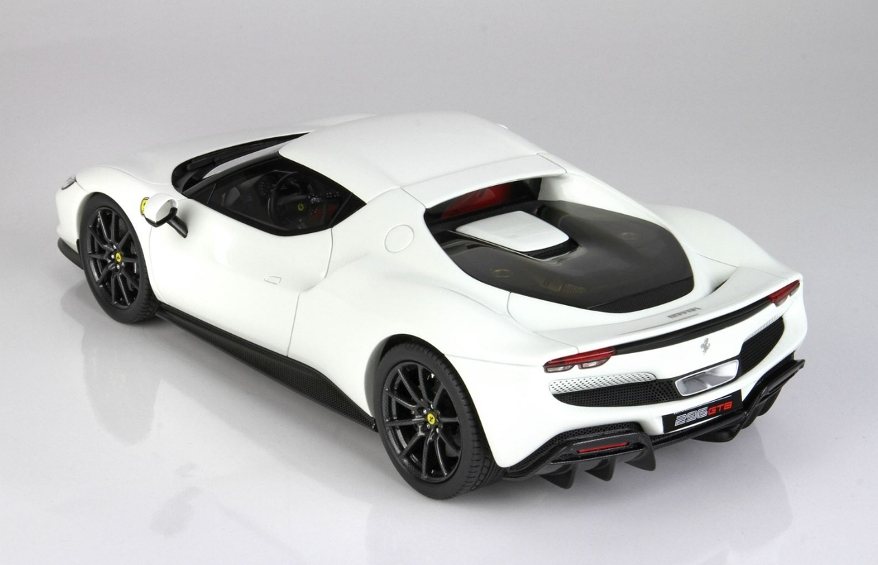 Ferrari フェラーリ 296ホワイト ミニカー 1/18 BBR Ferrari 296 GTB (Bianco White) Resin Car Model