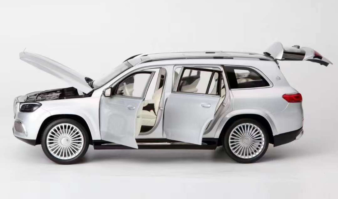 1/18 Paragon Mercedes Maybach GLS 600 (Silver) Diecast Car Model