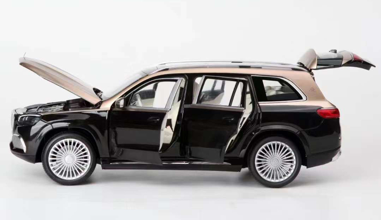1/18 Paragon Mercedes Maybach GLS 600 (Gold & Black) Diecast
