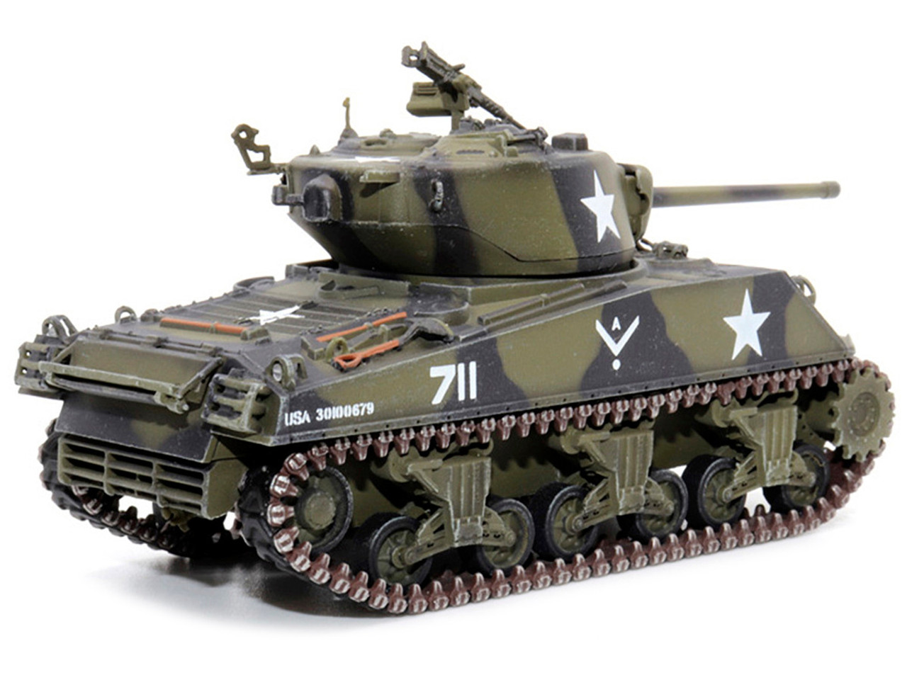 United States M4A3 (76) W VVSS Sherman Tank Camouflage "Germany" (1945) "NEO Dragon Armor" Series 1/72 Plastic Model by Dragon Models