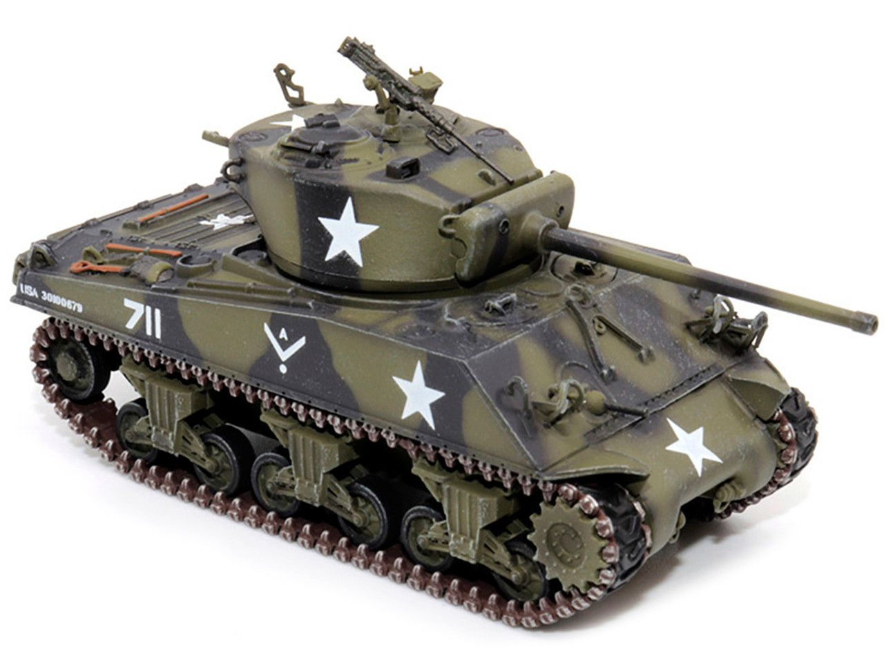 R United States M4A3 (76) W VVSS Sherman Tank Camouflage