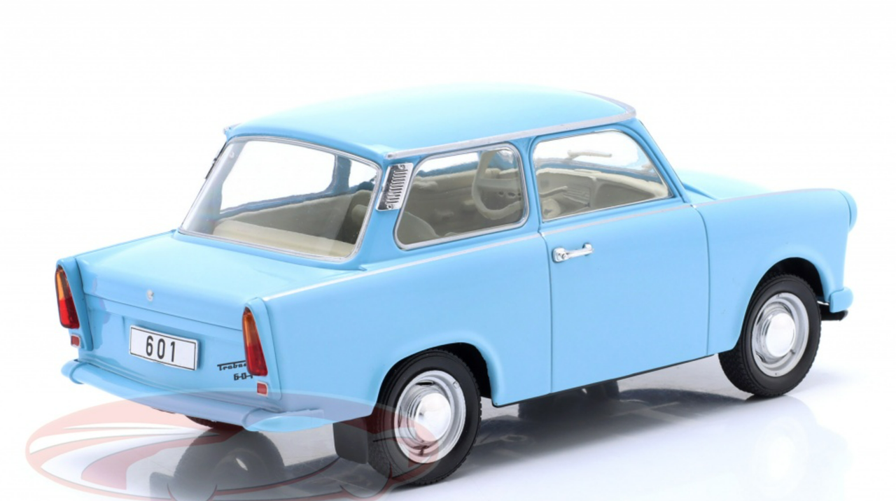 1/24 WhiteBox 1965 Trabant 601 (Light Blue) Car Model