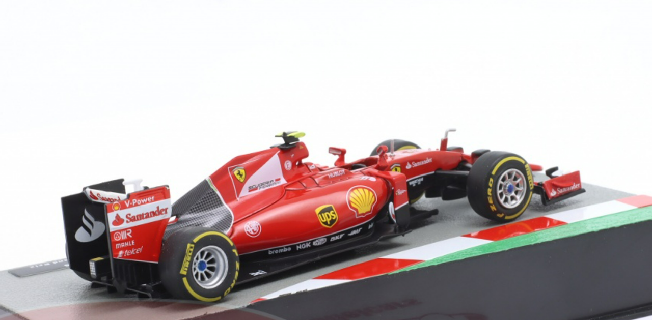 1/43 Altaya 2015 Formula 1 Kimi Räikkönen SF15-T #7 7th Belgian GP Car Model