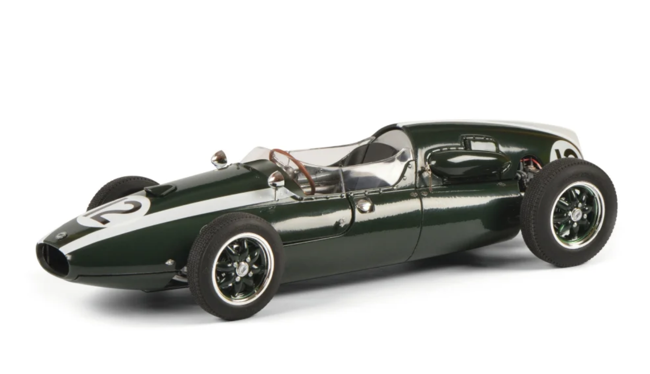 1/18 Schuco 1959 Formula 1 Jack Brabham Cooper T51 #12 Winner British GP F1 World Champion Diecast Car Model