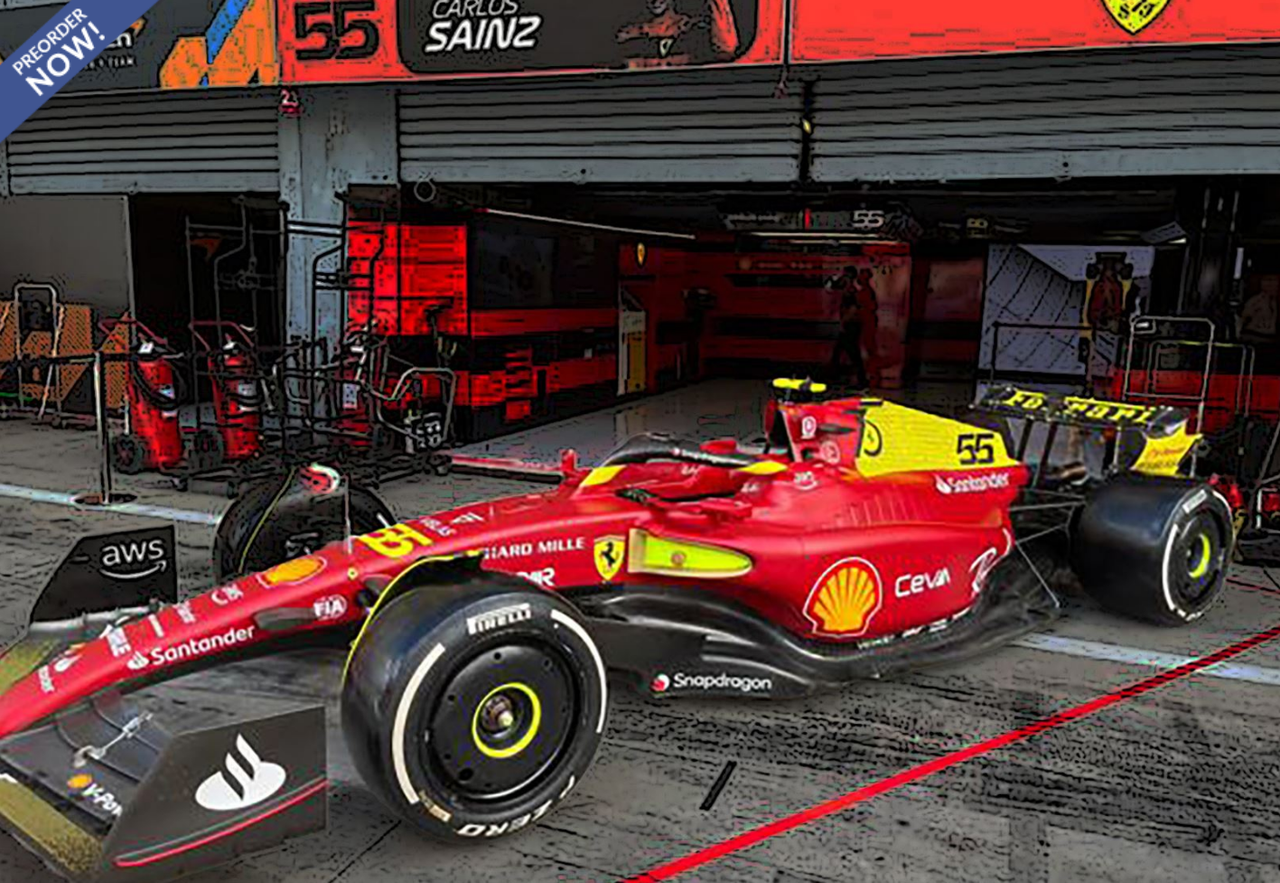 Scuderia Ferrari F1 Carlos Sainz 2022 Italian GP F1-75 1:43 Scale