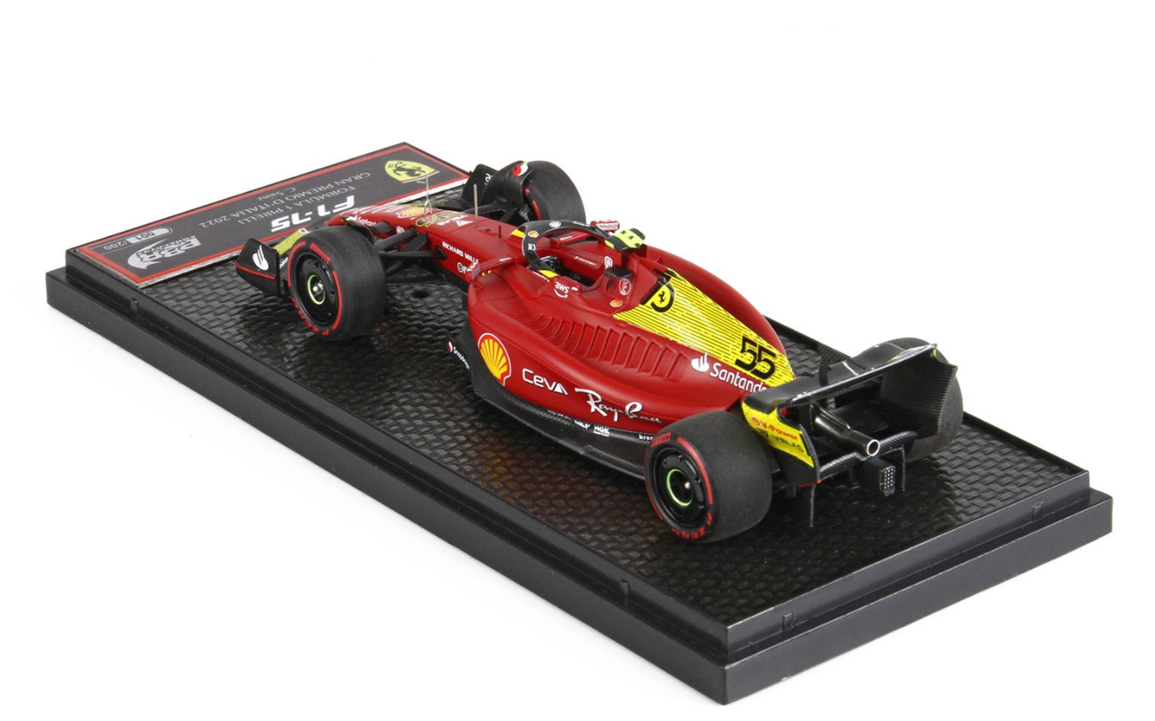 1/43 BBR 2022 Formula 1 Ferrari SF-75 Italy GP Monza Carlos Sainz Jr. Resin Car Model