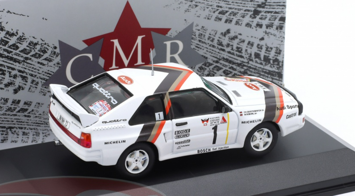 Audi Sport Quattro #1 Rohrl Geistdörfer 3 Stadte Rallye 1984 Trofeu RR