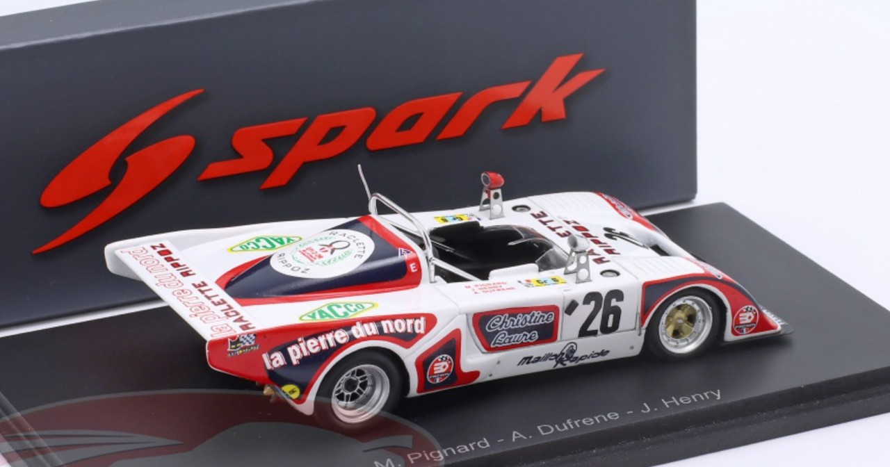 Miniature 1:43 Spark - Chevron B36 N°26 24H Le Mans 1977 - Pignard/Dufrene