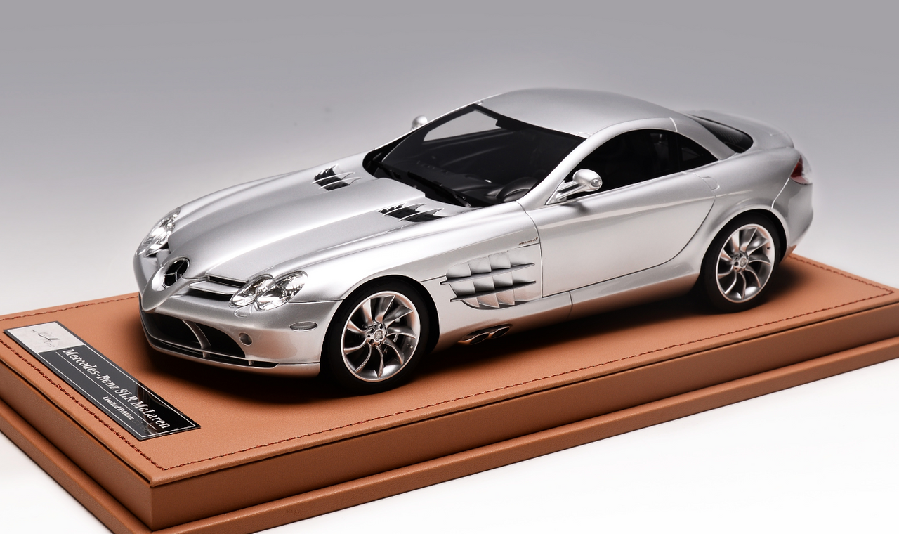 1/18 Ivy Mercedes SLR (Silver with Silver Wheels) Resin Car Model