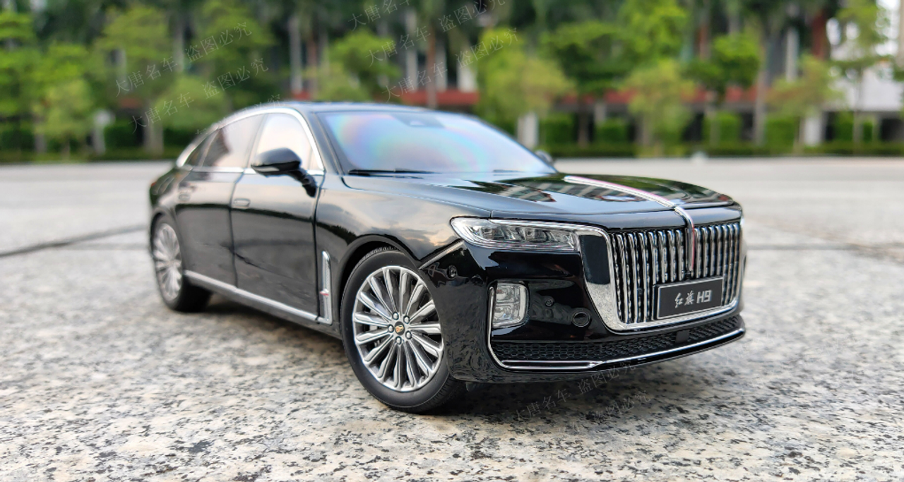 1/18 Dealer Edition HongQi H9 (Black) Diecast Car Model