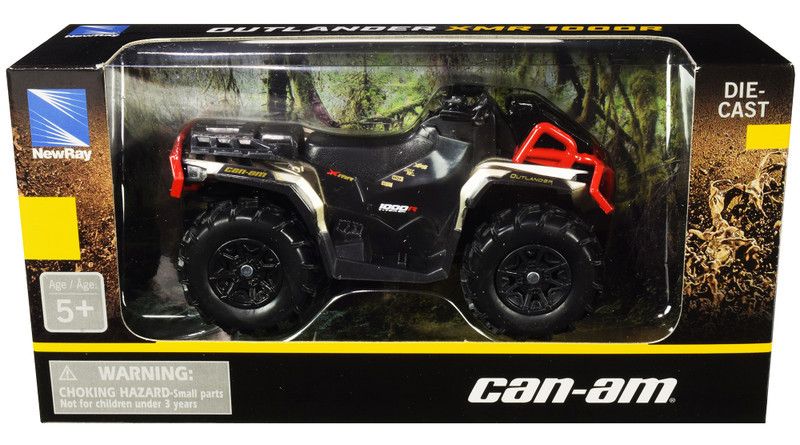 Can-Am Outlander XMR 1000R ATV Black and Gold Diecast Model by New Ray