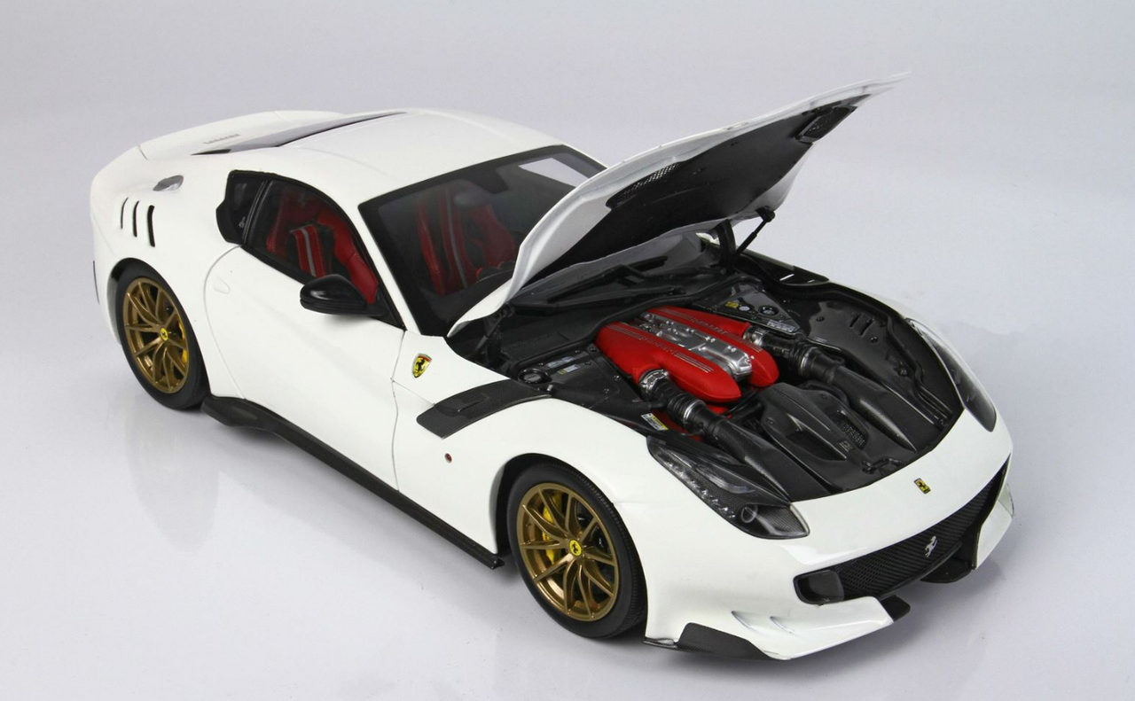 BBR 1/18 フェラーリ F12 TDF White世界限定10台ミニカー 1/18 BBR Ferrari F12 TDF (Avus White) Diecast Car Model