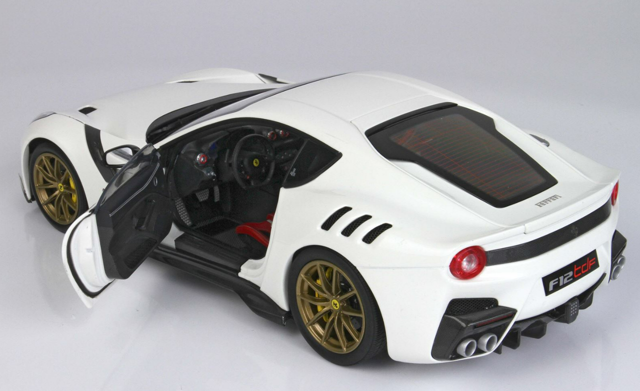 数量限定人気BBR Diecast 1/18 Ferrari F12 TDF 2015 ホワイト トリコロール フェラーリ BBR