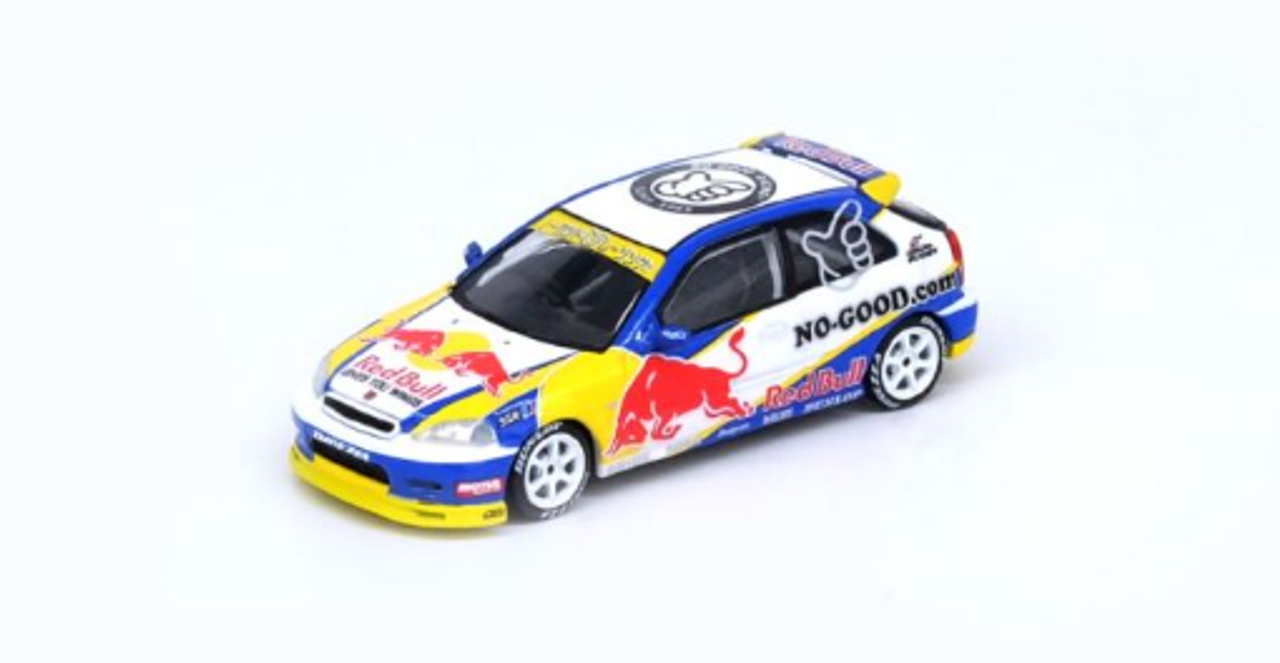 1/64 INNO MODEL HONDA CIVIC Type-R (EK9) NO GOOD RACING Red Bull Livery