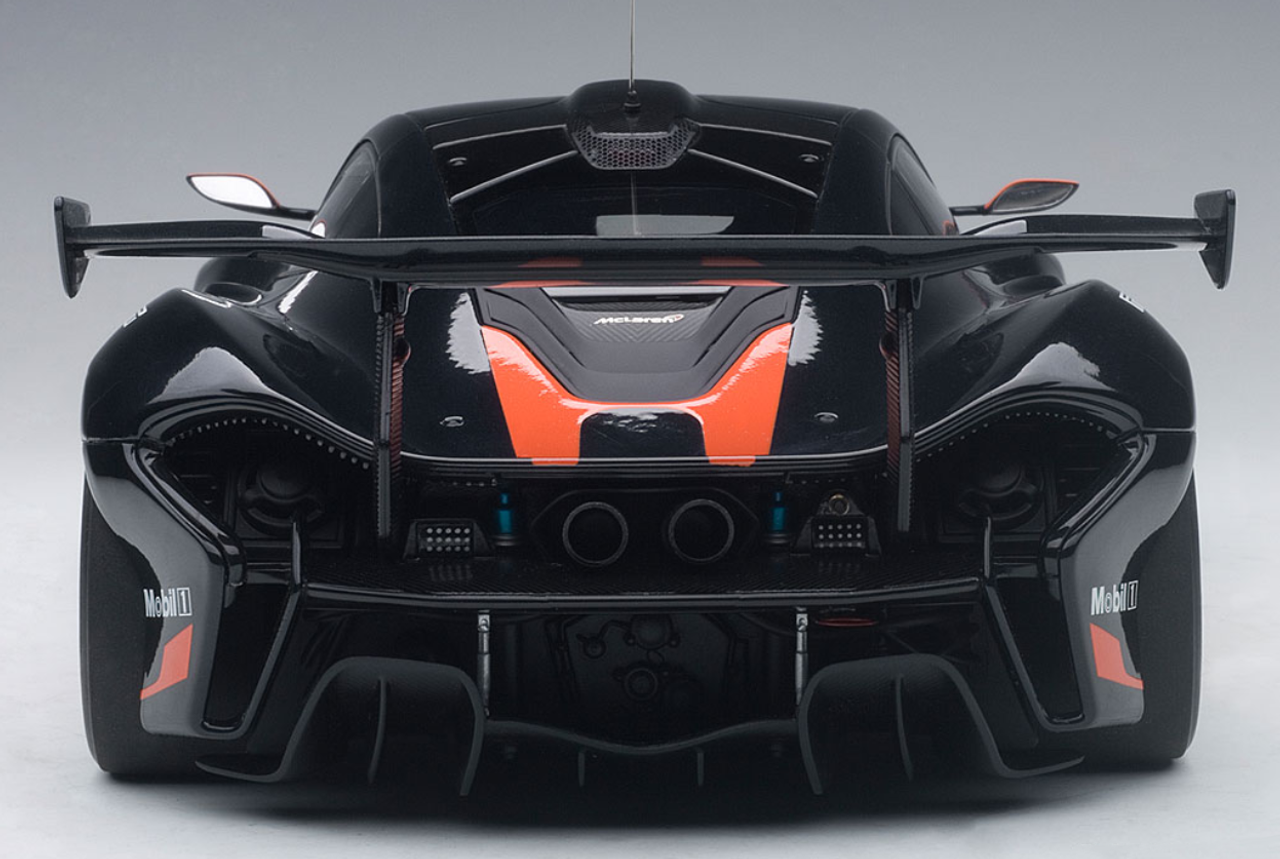 1/18 AUTOart McLAREN P1 GTR (DARK GREY METALLIC / ORANGE ACCENTS) Diecast Car Model 81543