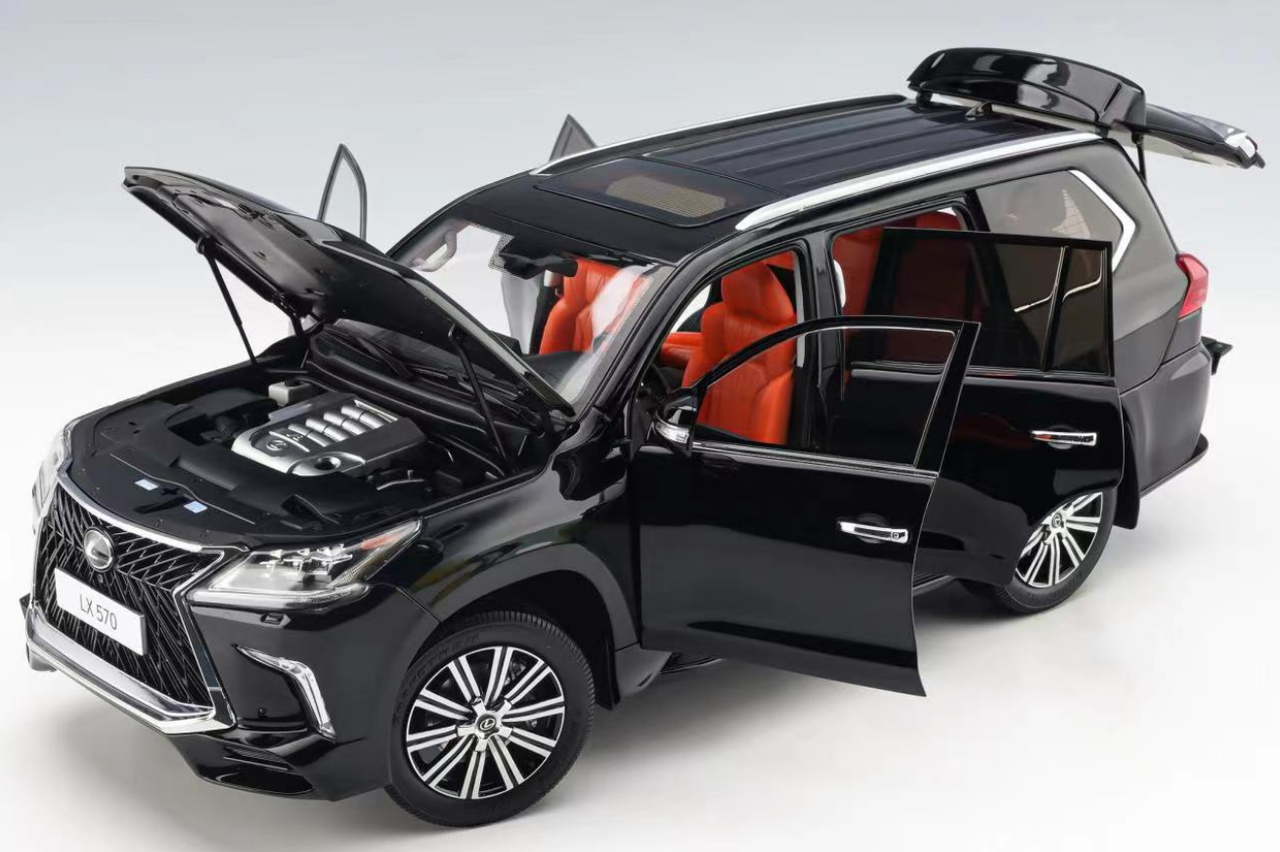 1/18 LCD 2020 Lexus LX570 (Black) Diecast Car Model