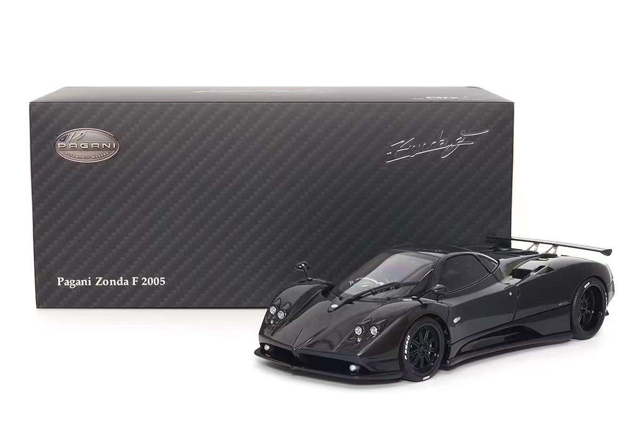 1/18 Almost Real 2005 Pagani Zonda F (Carbon Black) Car Model Limited 399 Pieces