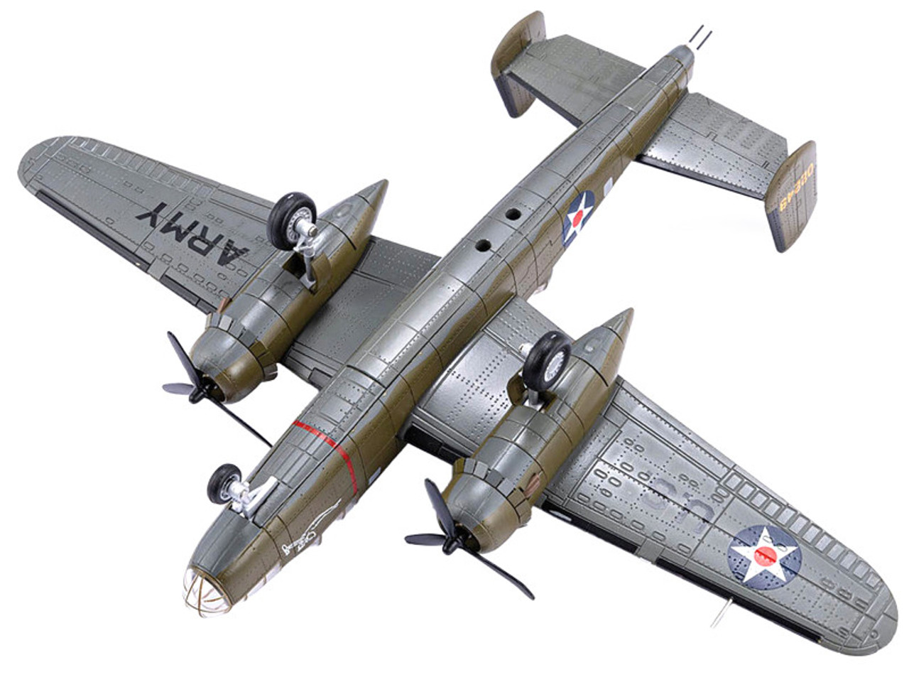 North American B-25B Mitchell Bomber Aircraft U.S. Army "Hari Kari-er" Doolittle Raid (1942) 1/72 Diecast Model by Air Force 1