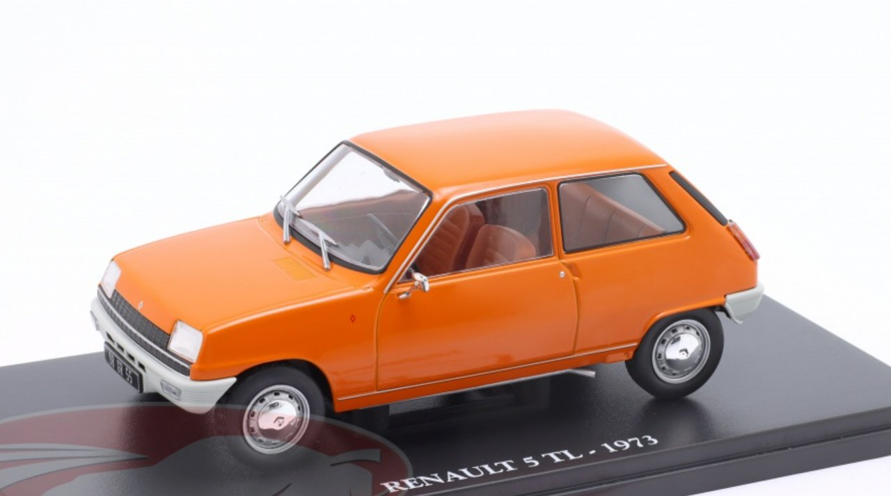 1/24 Ixo 1973 Renault 5 TL (Orange) Car Model